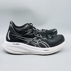 ASICS Shoes Womens 8 Black White Gel Cumulus 25 FF Blast+ Road Running Sneaker
